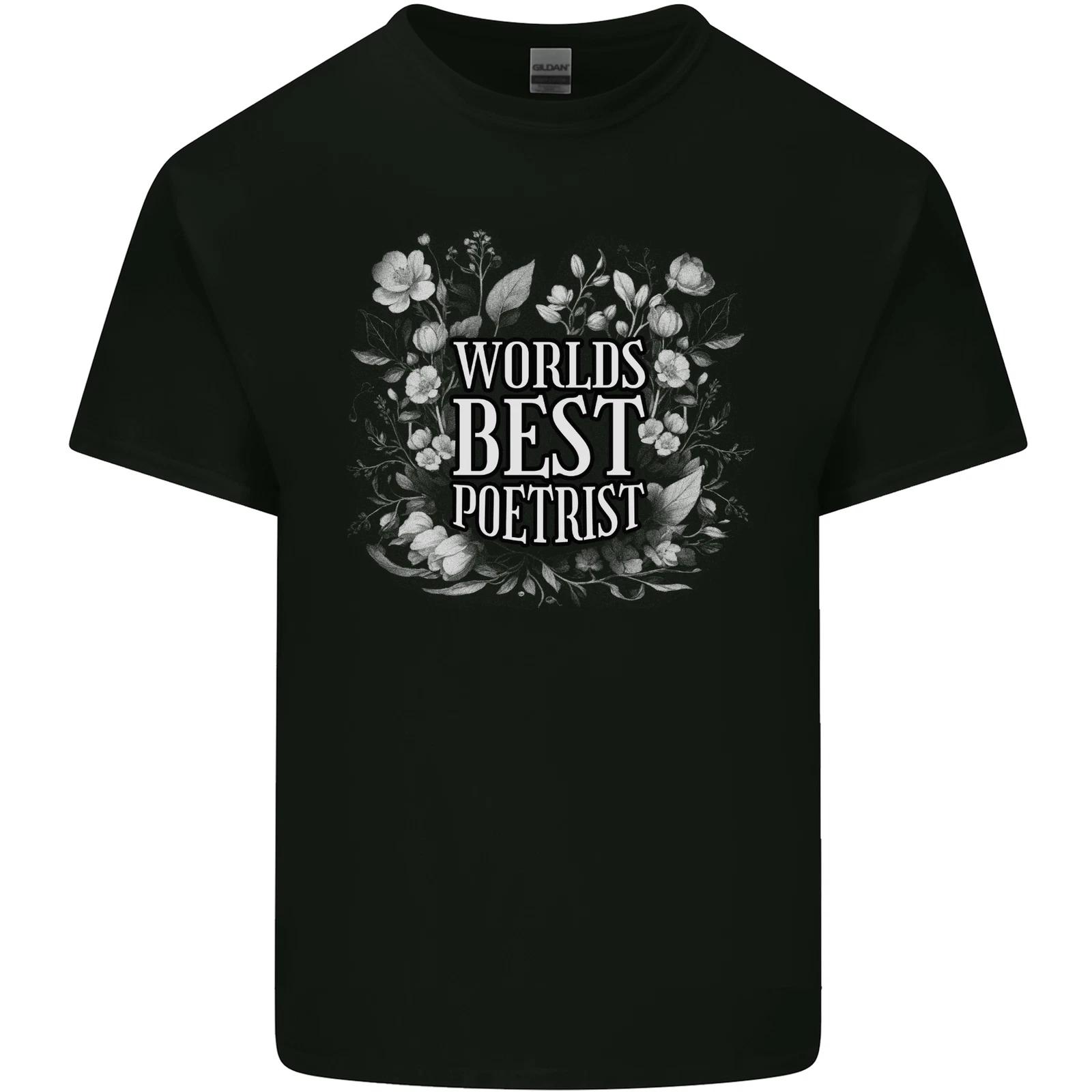 Worlds Best Poetrist Funny Poet Poetry Kids T-Shirt Childrens M
