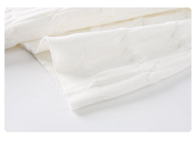 2026 Men's Ice Silk Textured Jacquard Striped Knit T-Shirt