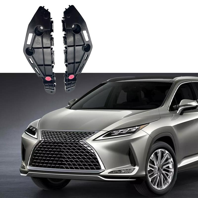 Left Right Front Bumper Support Bracket Plastic for Lexus RX350/RX450h Base F Sport 3.5L V6 2016 2017 2018