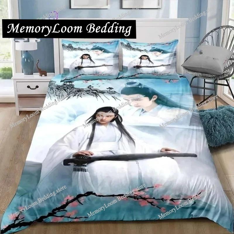 Drama The Untamed Xiao Zhan Wang Yi Bo Beddengoed Set Eenpersoons Twin Volledig Queen King Size Bed Set Volwassen Kind Slaapkamer Beddengoed Cadeau