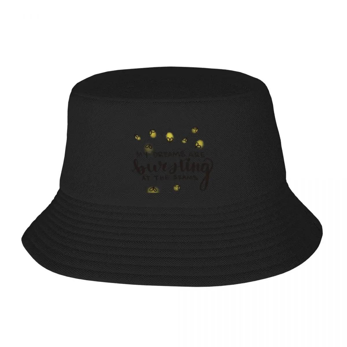 New Owl City Fireflies Reference My Dreams Are Bursting At The Seams Bucket Hat Fashion Beach Ball Cap Womens Beach Vis