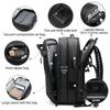 Backpack Man Travel Vacuum Compression With Electric Pump 17in Laptop Bag Waterproof Storage Expandable Fashion Casual Back Pack