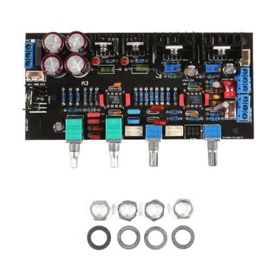 Preamplifier Tone Board HiFiStereo Amplifiers Volumes Control 4Channels Amplifiers Trebles MediantBass Volumes