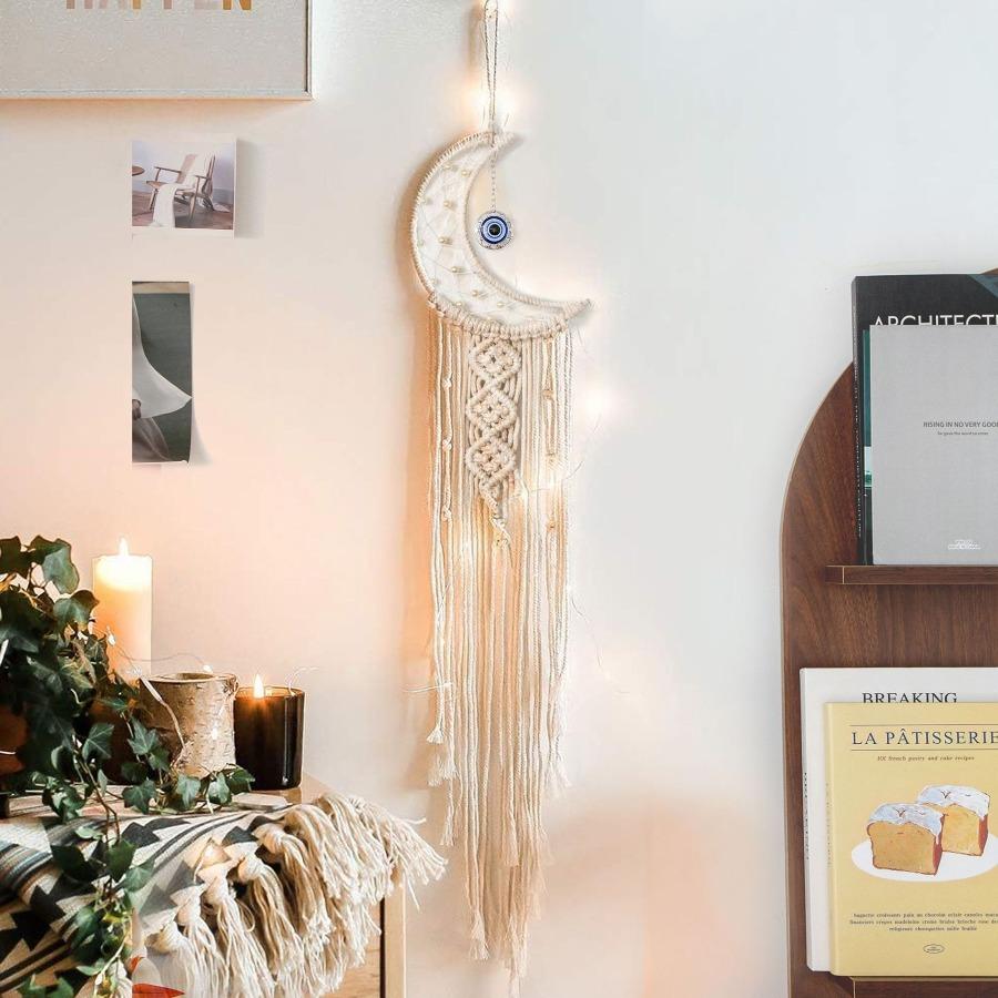 European-style hand-woven cotton rope tapestry tassels for home wall hanging decorative soft furnishing collection