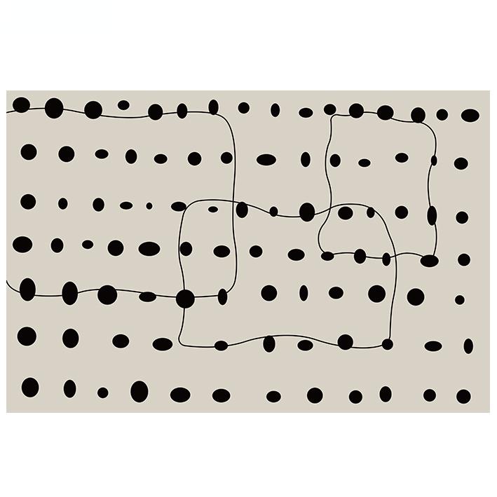 

Thick Washable Lounge Rug Modern Simple Living Room Decoration Stripe Carpet Large Area Rugs for Bedroom Home Plush Floor Mat 80*120cm