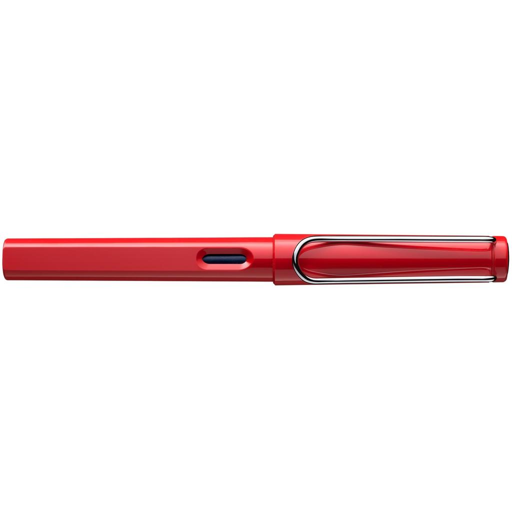 LAMY Safari Red Fountain Pen with EF Converter Sold Officially Imported L16-EF (Extra Fine) Nib, Dual-Use, Separately,