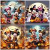 Diamond Mosaic Mickey Mouse Cross Stitch Painting New Arrival Embroidery Minnie Halloween Picture Rhinestones Home Decor