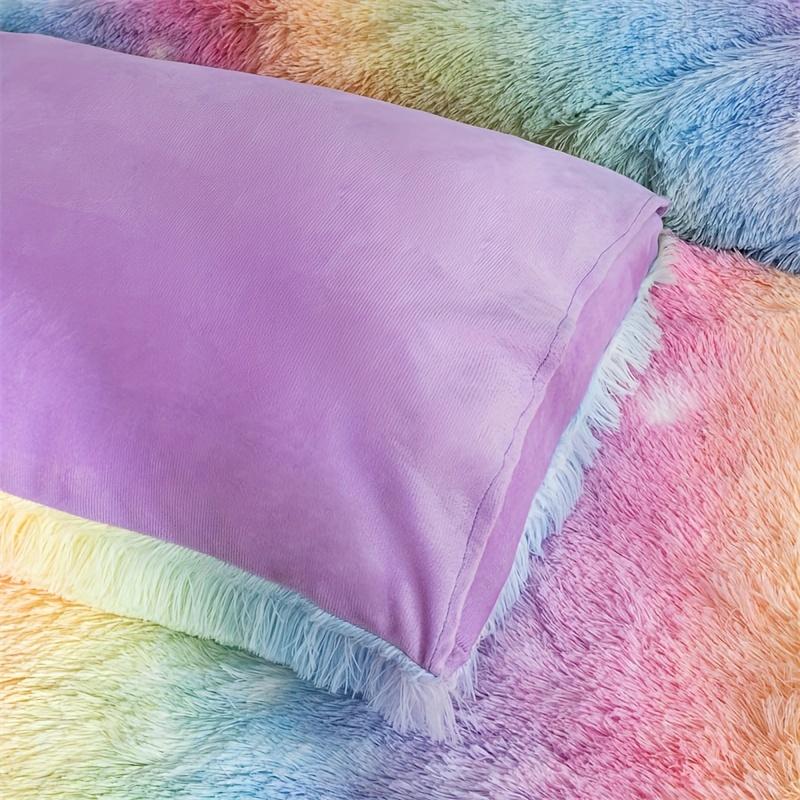 3 szt. Pluszowy Pokrowiec na Kołdrę, Wygodna Pościel Pokrowiec na Kołdrę*1+Poszewka na Poduszkę*2, Miękki i Przyjazny dla Skóry, Odpowiedni na Wszystkie Pory Roku