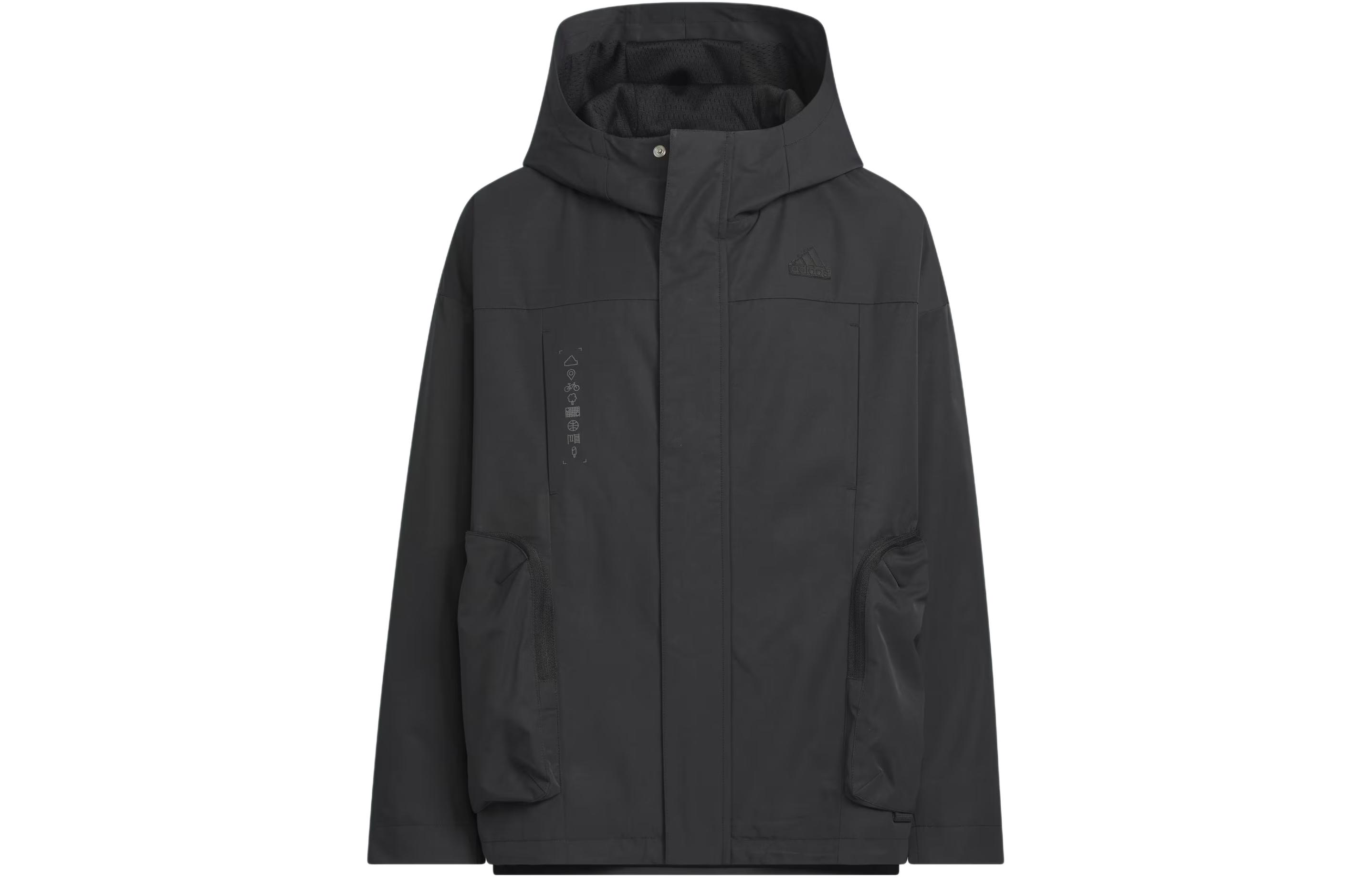 Adidas Jackets & Coats City Escape Urban Jacket Black Kids  JE8642 152