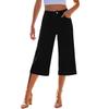 Women's Casual, Stylish, Loose-fitting, Wide-leg, Multi-pocket Denim  Pants