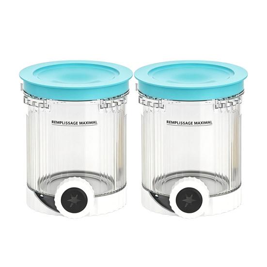 Eisaufbewahrungsglas Kompatibel mit Ninja Swirl NC701 NC701C Creami Eis-Softeisbereiter BPA-Frei Lebensmittelqualität Anti-Rutsch-Behälter für die Küche