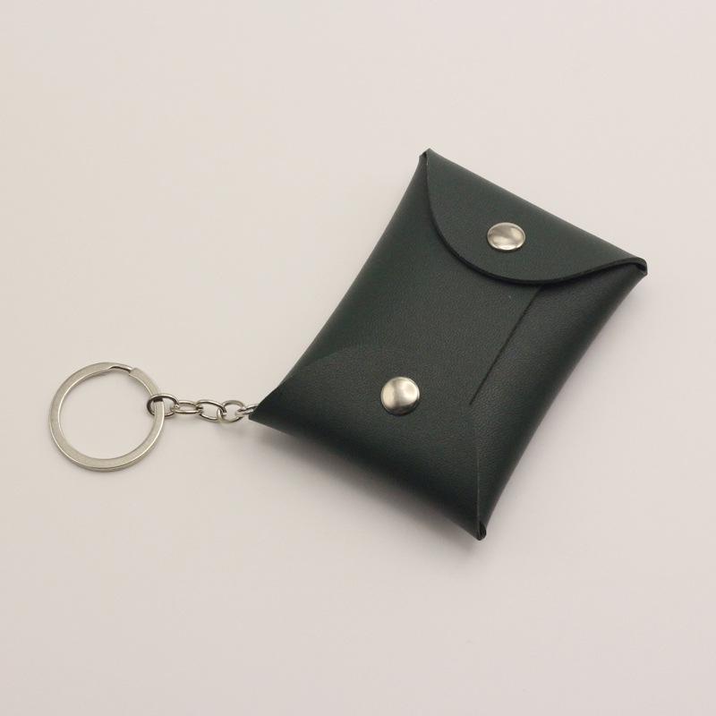 Cute Personalized Card Holder & Coin Purse with Keychain and Snap Closure - Logo Printing Available