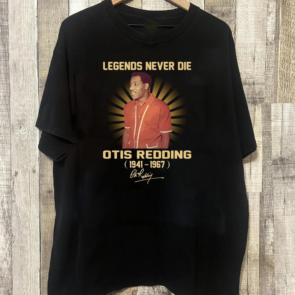 

Otis Redding 19411967 Siged Black Cotton Shirt FUll size S5XL CL114 Unisex T-Shirt XXL