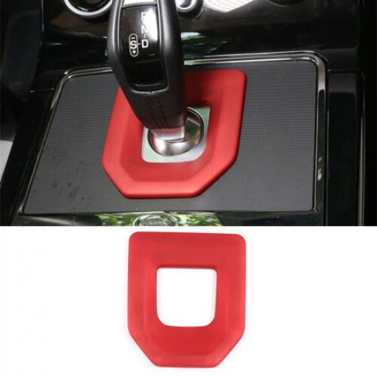 Red ABS Central Gear Shift Panel Cover For Land Rover Range Rover Evoque -23