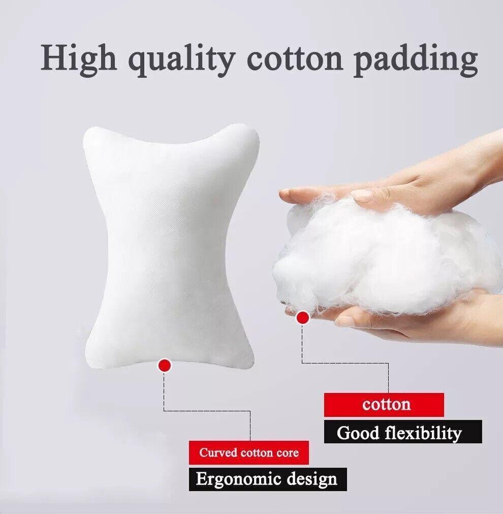 Car Seat Headrest Neck Cushion Pillow Leather Neck Supportor for All Car