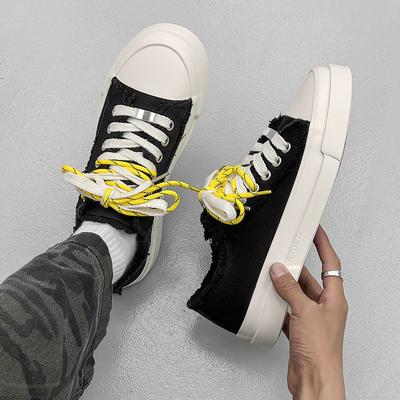 C Leinenschuhe High-End dünn zum Hineinschlüpfen Freizeit schuhe neu niedrig geschnitten Nische trendige Schuhe