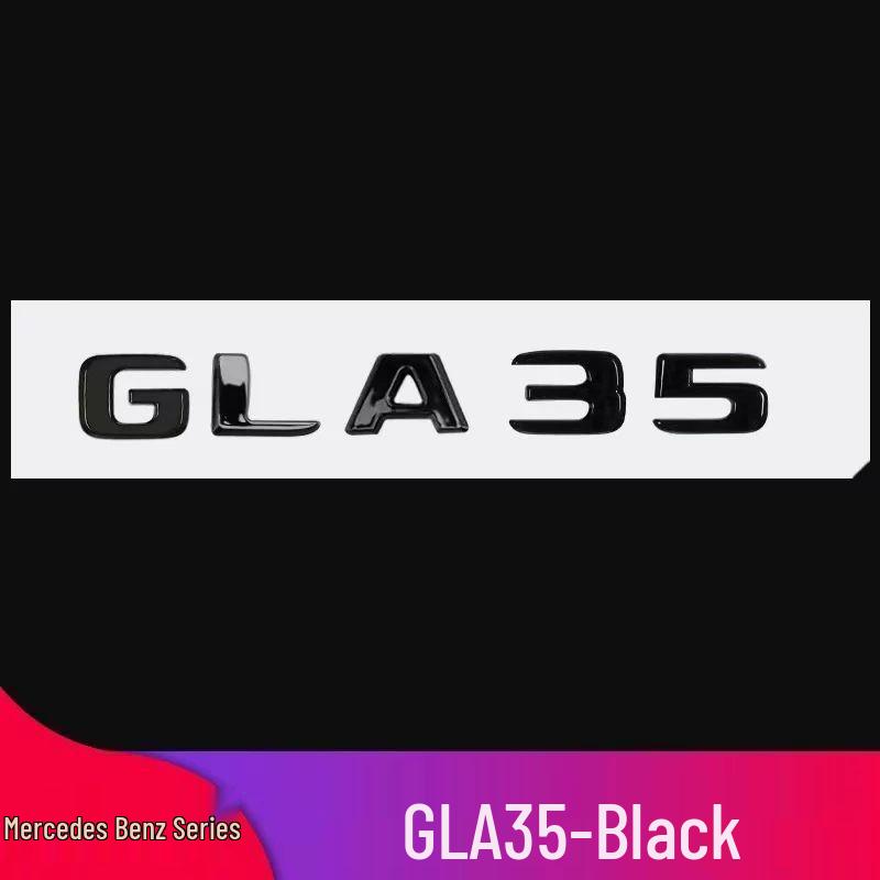 Compatible with Mercedes GLA180 GLA200 GLA260 AMG Tail Badge Emblem Letter Sticker Logo