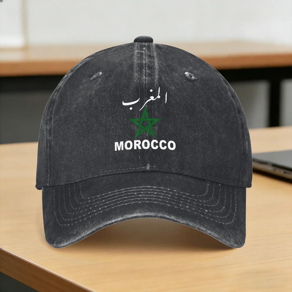 Proud Moroccan Design Casual Baseball Cap Running Hippie Trucker Hat Summer High Quality FeUnisex Unisex Fitted Retro Baseball Caps