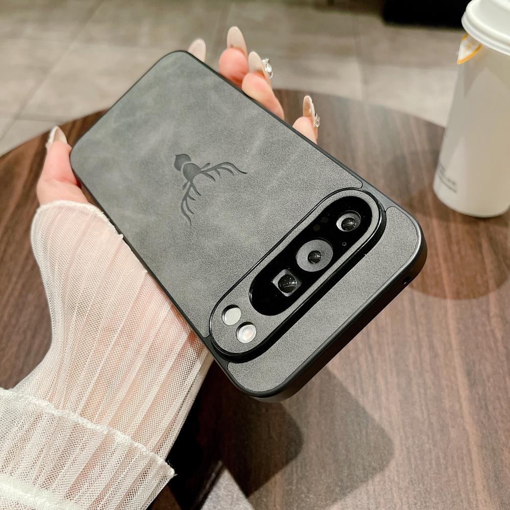Retre Hirschkopf Leder Handyhülle Für Google Pixel 10 9 Pro XL 8 7 Pro 8A 7A Hülle Cover für Pixel 9Pro 9A 10Pro 8Pro 7Pro