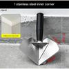Stainless Steel Corner Trowel 90 Degree Internal External Drywall Plaster Finishing Tool Easy for Wall Angle DIY Construction