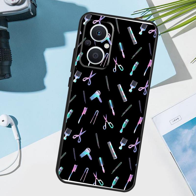 Barber Hair Stylist Cover For OPPO Reno 14F 13F 12F 11F 8T 7 8 Lite 10 11 12 13 14 OPPO Find X9 X8 X5 X6 Pro Case