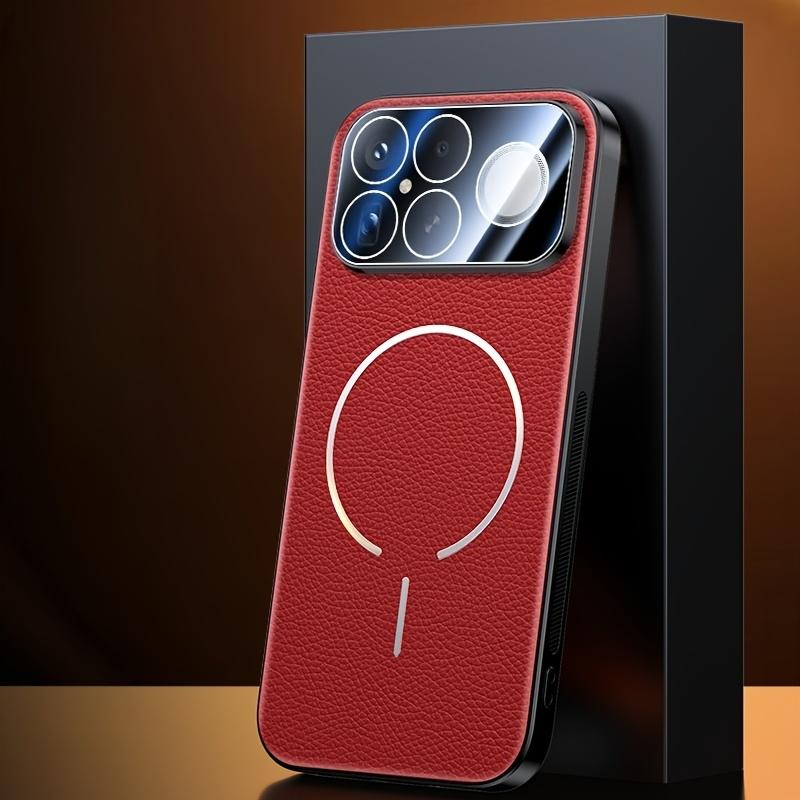 Luxus Mode Litschi Textur Magnetisches Leder Handyhülle für Xiaomi Poco F8 Pro F8 Ultra Kabelloses Laden Kameraschutz Stoßfeste Hülle Funda