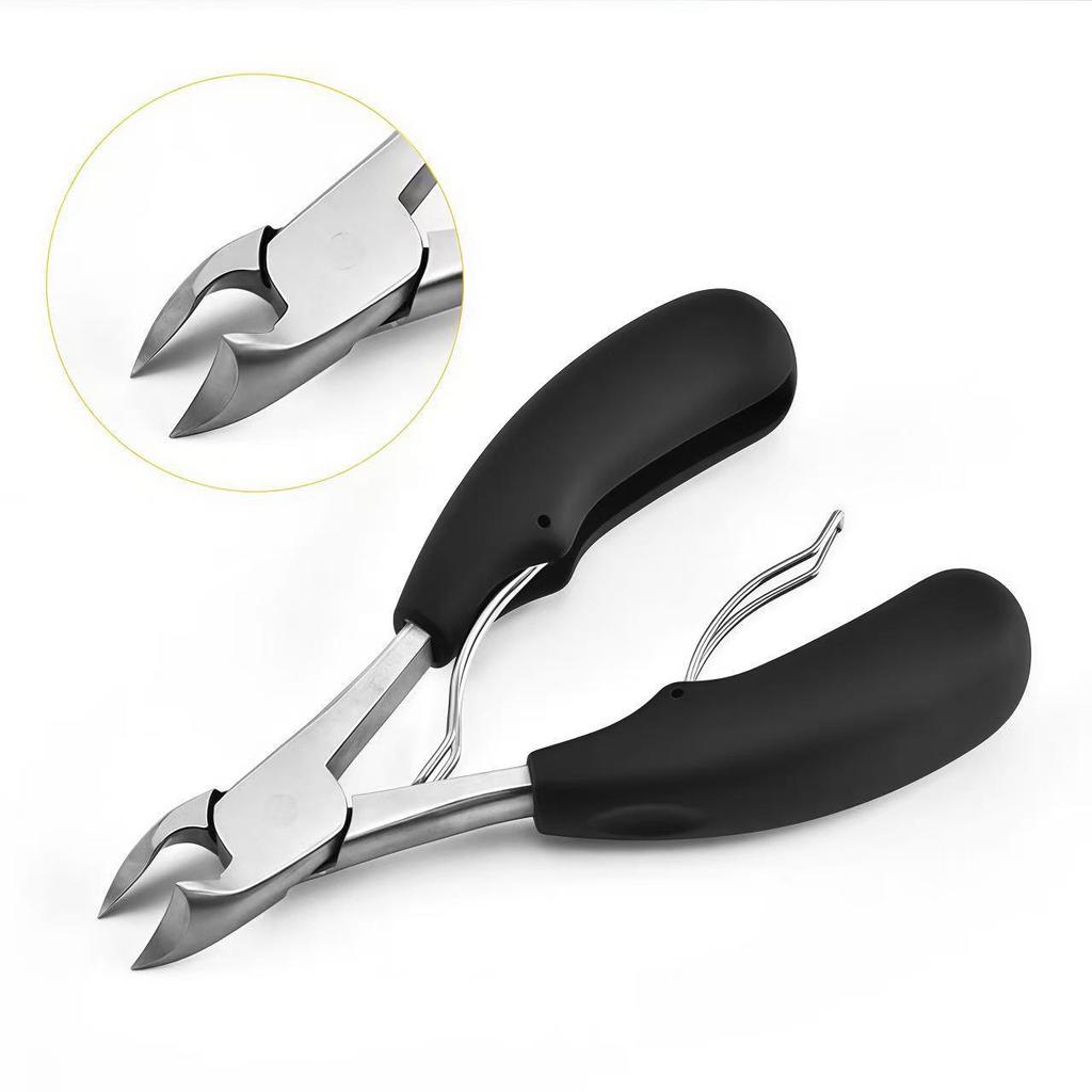 Heavy-Duty Large Mouth Nail Clippers & Manicure Scissors Set for Thick Nails & Dead Skin