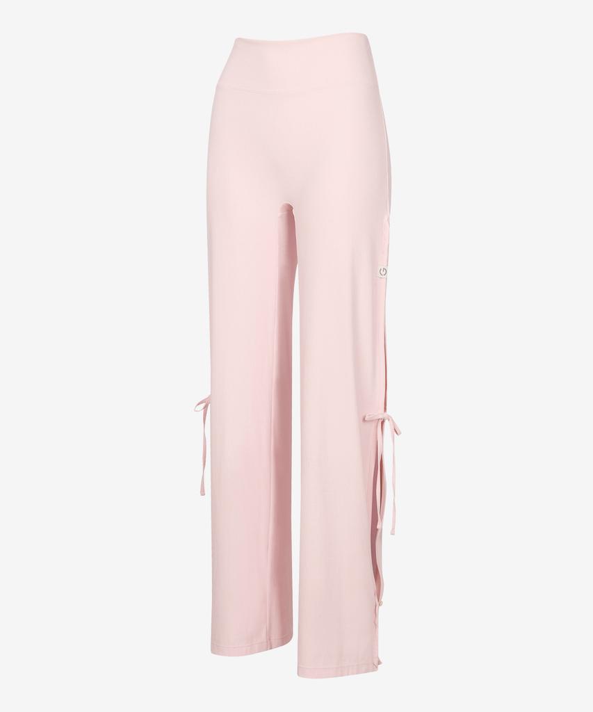 GRANDE LINE Elflex Rib Side Slit Wide Pants_5 Colors