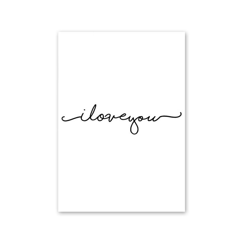 Schwarz-weißes romantisches Hand-in-Hand-Poster, Druck, Leinwandgemälde, moderne Liebeszitate, Wandkunst, Bild für Paare, Verliebte, Raumdekoration