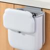 Collapsible Hanging Kitchen Waste Bin with Lid Space Saving Wall Mounted Trash Can for Counter Under Sink RV 3.2 Gallon