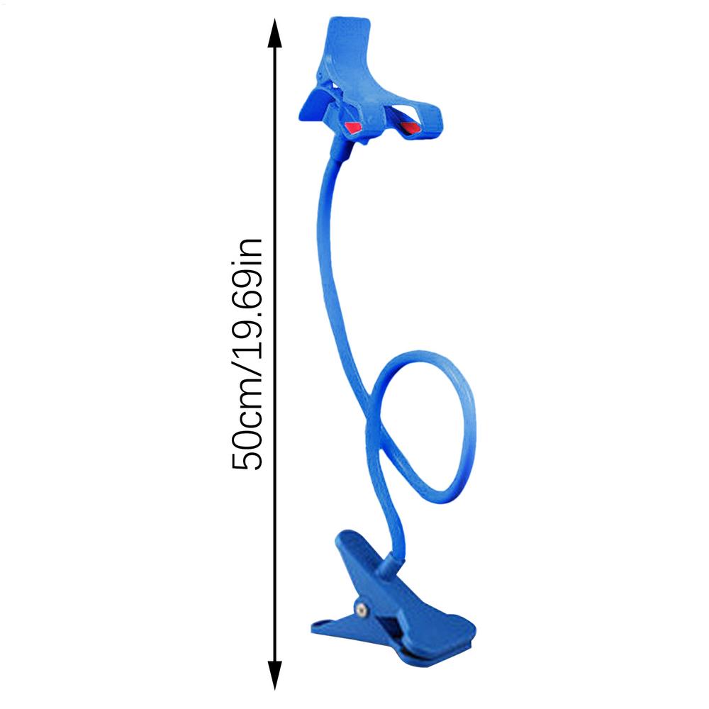

Universal Lazy Bracket Mobile Phone Holder Gooseneck Stand Clip Flexible Rod Articulate Support Bracket 360Adjustable Lazy Stand синий
