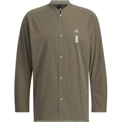 Camiseta Original de Manga Comprida de Secagem Rápida Masculina Tops Cáqui IW1511