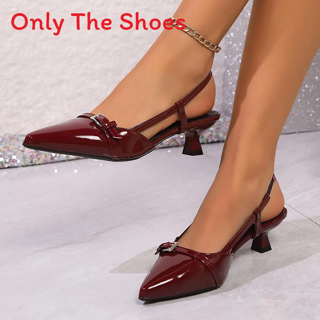 Spring Summer Womens Pointed Toe Dress Shoes With Slim Heels For Elegant Occasions