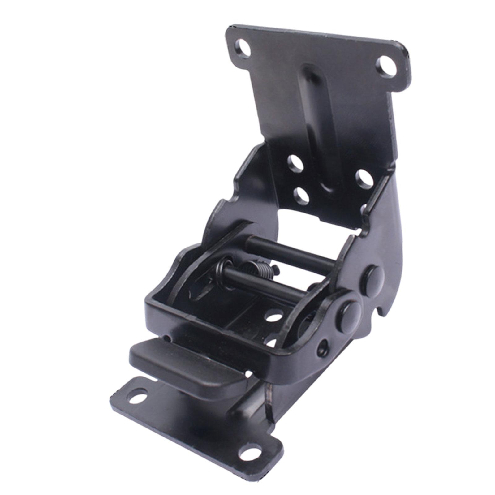 Self Locking Hinge 0/90/180 Degrees Adjustable Locking Mechanism Accessories Folding Table Legs Bracket for Beds Chair Workbench чёрный