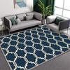 Living Room Coffee Table Carpet Striped Graphic Floor Mat Household Living Room Large-area Laying Soft Floor Mat
