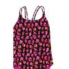 Biba Girls Leopard Print Cross Back One Piece Swimsuit