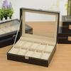 Leder Mehrfach-Uhren- & Schmuck-Präsentationsbox