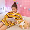 Long Cat Cartoon Pillow Animal Down Cotton Plush Stuffed Toy Decoration Holiday