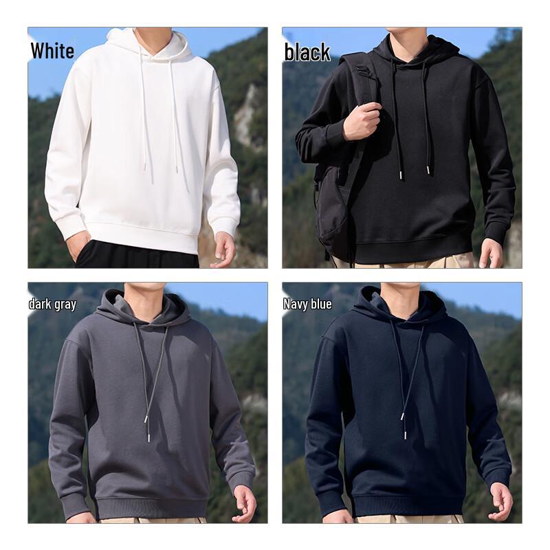Jeanswest Men's Loose Fit Hooded Sweatshirt