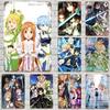 Sword Art Online Vintage Tin Sign Home Decor Wall Decor Art Wall Mural Room Decoration Decor Retro Metal Sign Plate Bar Posters