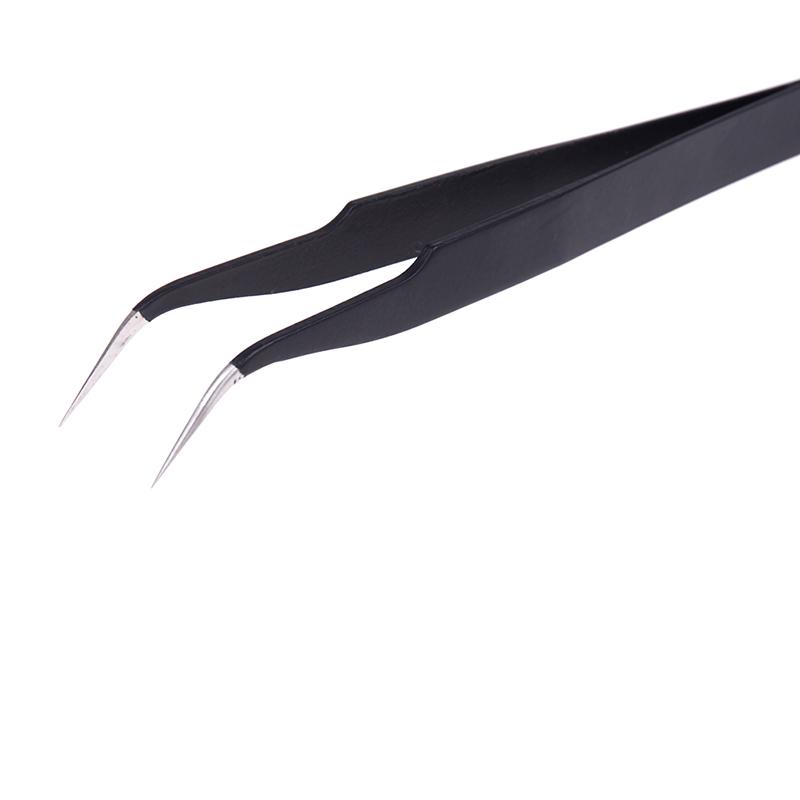 2 Stück Antistatische Ellbogen- und Gerade Edelstahlpinzetten Kuchenform