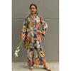 Multicolor Flower Printed Kurti Palazzo Set Indian Women Casual Wear Kurta Set