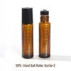 Light-Proof 10ml Glass Rollerball Bottle for Essential Oils and Perfumes - Portable, Refillable, and Cost-Effective.