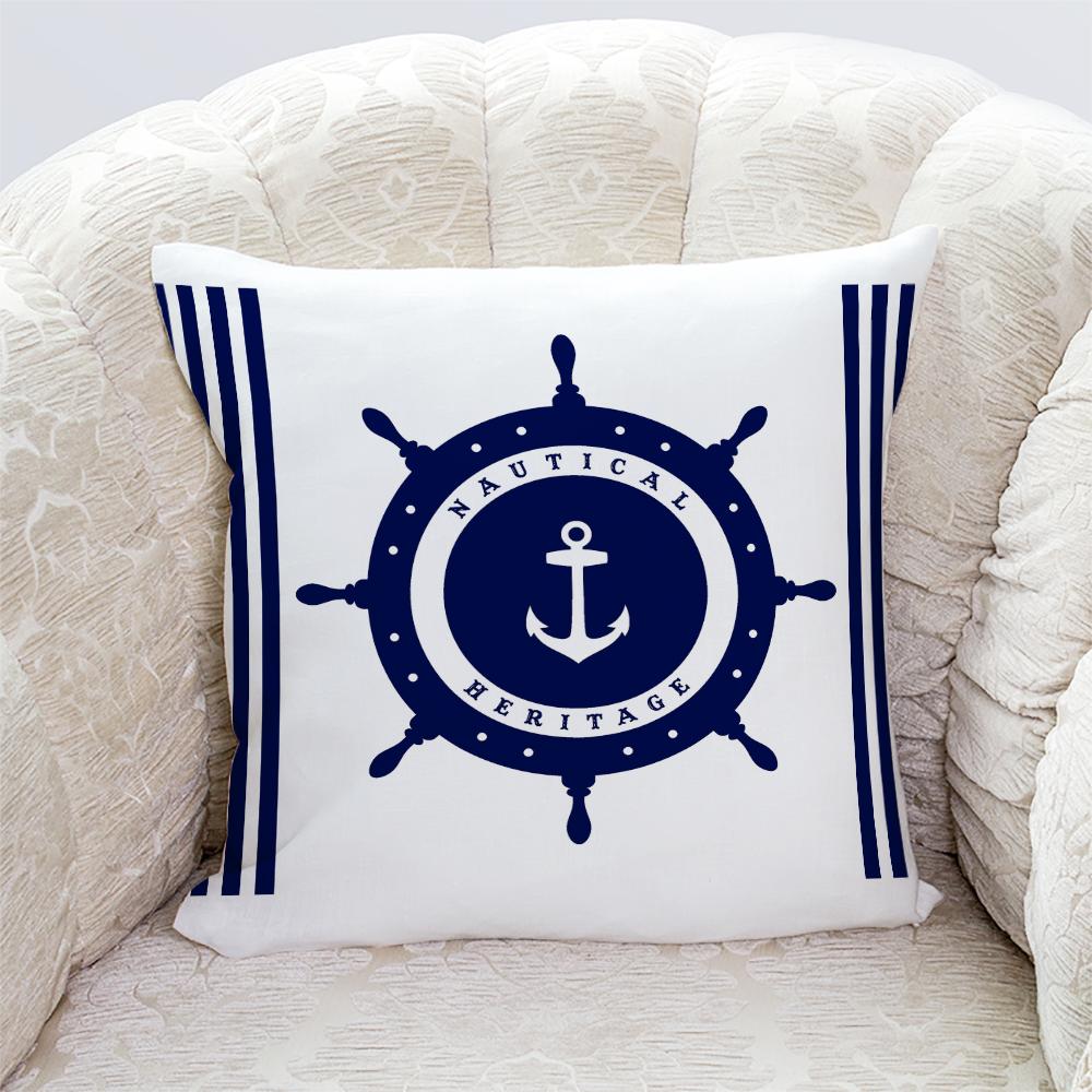 Kissenbezüge mit maritimen Motiven, Sofakissenbezüge fürs Wohnzimmer, Nachttischkissenbezüge fürs Schlafzimmer, Geschenkideen zur Dekoration