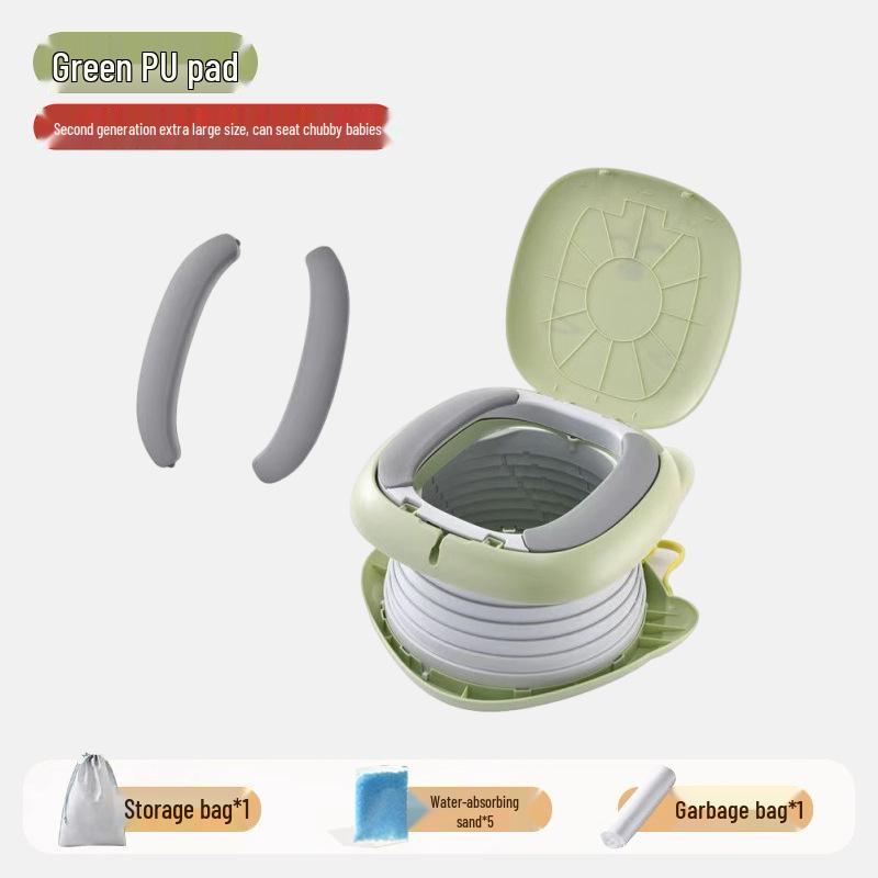 Children's Portable Travel Potty - Foldable and Compact for Outdoor Camping and Emergencies