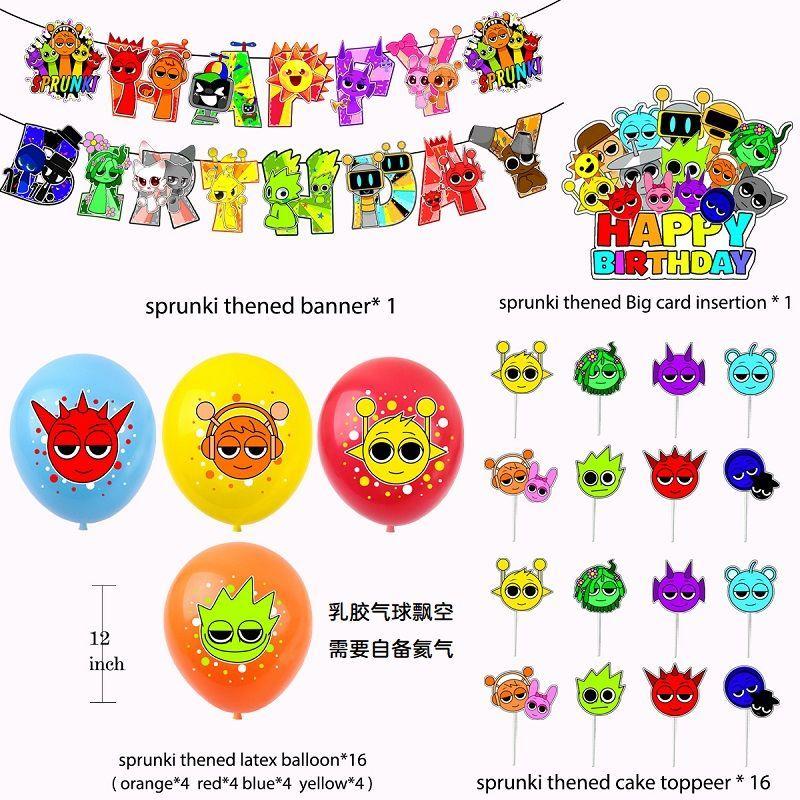 Rhythm Box-themed Birthday Balloons for Children's Party Decorations