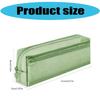 Clear Pencil Case Double Layers Mesh Pencil Pouch Mesh Bag Large Capacity Pen Bag Back To School Supplies for Girl