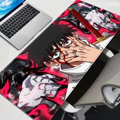 Anime Lila Mauspads JJujutsu Kaisen Yuta Okkotsu Gaming XXL Tastaturmatte Laptop Mauspade PC Gamer Schrank Erweiterte Schreibtischmatte