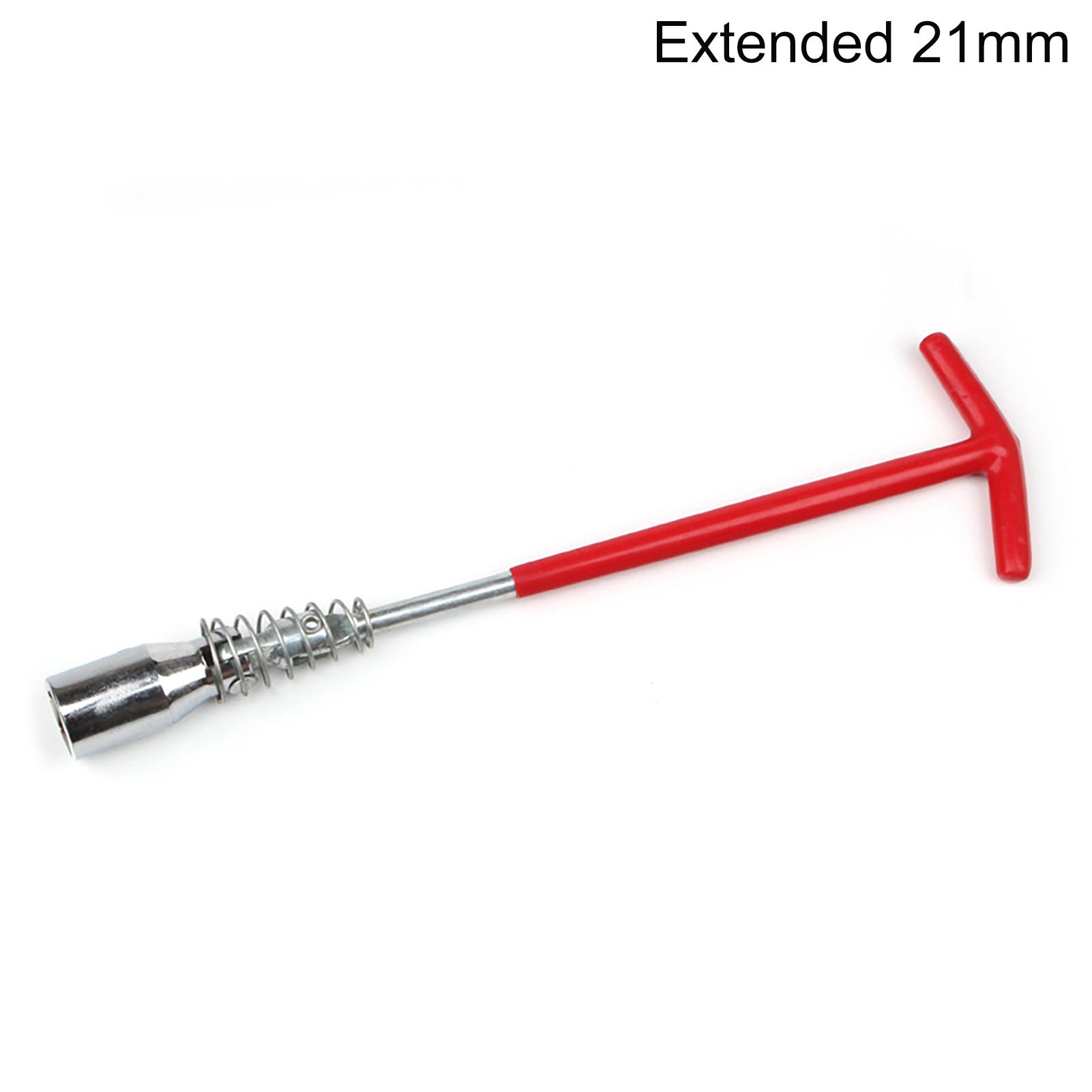 

14/16/21 мм Т-образная ручка Авто Авто Свеча зажигания Торцевой ключ Установщик Ручной инструмент Extended 21mm
