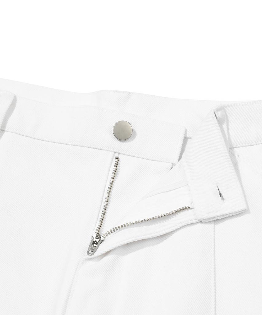 GNOK Bermuda Denim Shorts [White]